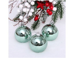 Шар 6см 201-1697 Глянец темный нефрит 1шт