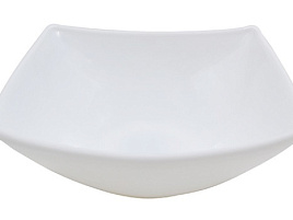 Салатник 12см 6" FJW-60/0808 WHITE квадрат