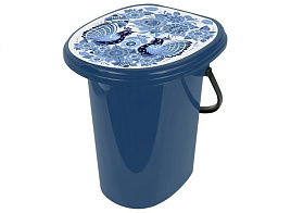 Ведро туалет 20л ING4002ГЖЛ