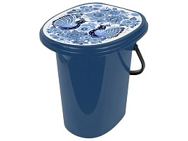 Ведро туалет 20л ING4002ГЖЛ