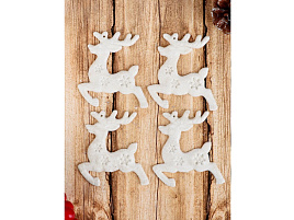 Подвеска пластик Олени сннежные 5043701 4шт