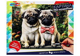 Картина для раскрашивания CANV40X50-115977 Собачки, по номерам