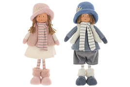 НГ Мягкая игрушка Дети 37см 761855