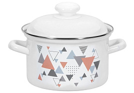 Кастрюля эмаль 3л 1612АП2/4 Треугольник