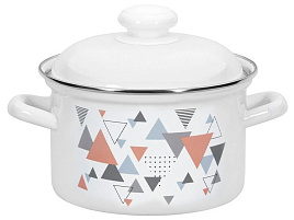 Кастрюля эмаль 3л 1612АП2/4 Треугольник