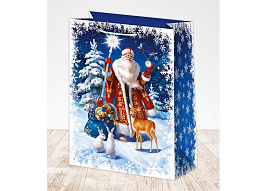 НГ Упаковочная сумочка 41*56 Новый год ч45400