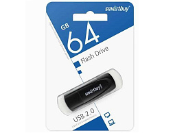 Флеш-драйв Smart Buy 64Gb SB064GB2SCK Scout Black черный