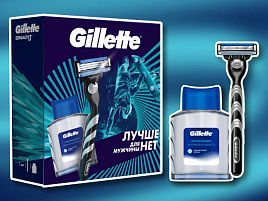 Набор муж.Джиллет Mach3(Стан.1касс+лосьон п/бр.50мл)