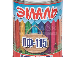 Эмаль ПФ-115 синяя 0,8кг Zabor 7913