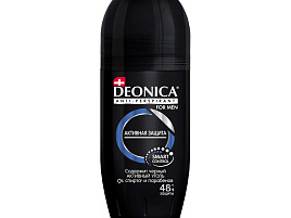Дезодорант Deonica мужской 50мл.Активная защита антиперспирант ролик
