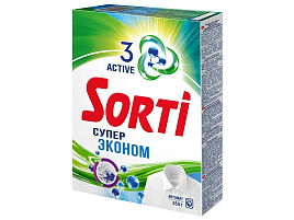 Стиральный порошок Sorti Автомат 350г Супер эконом М Голубой поток