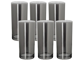 Набор стаканов 6шт 402/06/5914 Сияющий графит 290мл
