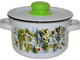 Кастрюля эмаль 1,5л 1с15с/1 Appetite Je taime