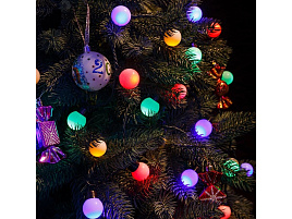 Электрогирлянда шарик 40л колор