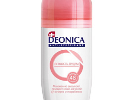 Дезодорант Deonica женский 50мл.Легкость пудры антиперспирант ролик