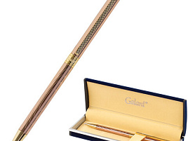Ручка Galant подар. 143526 "ASTRON GOLD", корпус розовое золото, детали золотистые, узел 0,7 мм, синяя