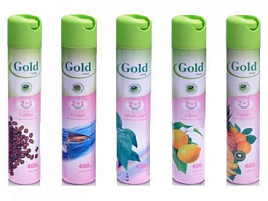 Освежитель воздуха Gold Wind 300мл Хвойный