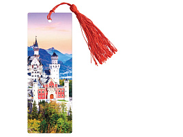 Закладки 3D д/книг ArtSpace 3D_45116 "Castle", с линейкой, 150*55мм, декоративный шнурок