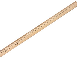 Линейка 50см. деревянная
