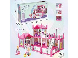 Дом для кукол 3079856 с мини-куклой и аксесс