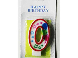 Свеча-цифра "0" D23045/0