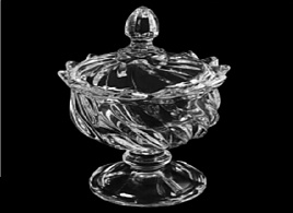 Сахарница стекло G-24005-B/3582 9*14см