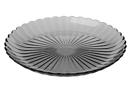 Тарелка мелкая 19,6см 25с2435 Магия графит