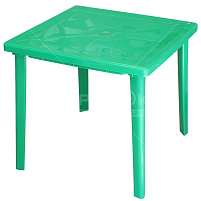 Стол пластик квадрат (800*800*710мм) 2895 зеленый