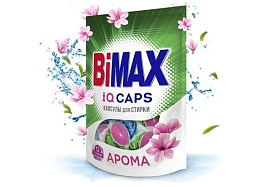 Стиральный порошок Капсулы Bimax М 12шт Арома Длит.свежесть в пластике 401-7/2419