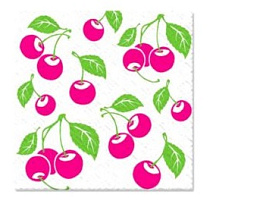 Салфетки 50л.Семья и комфорт Вишенка