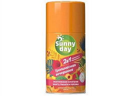 Освежитель воздуха  запаска Sunny Day 250мл сменый баллон Тропическая вечеринка