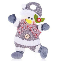 Подвеска текстиль Снеговик S1065 1шт