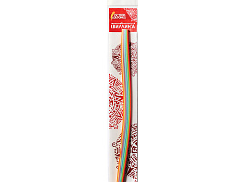 Цветная бумага для Квиллинга ОСТРОВ СОКРОВИЩ 128755 Радуга, 10 цветов, 100 полос, 7 мм х 300 мм, 80 г/м2