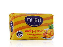 Мыло Duru 1+1 Cremy 80гр Персик-Манго 7323