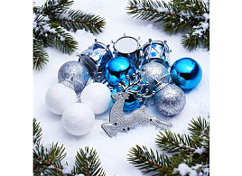 Набор новогодних украшений S2630 Новогоднее чудо 13шт