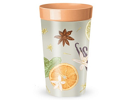 Стакан пластик 433262808/4648 оранжевый 380мл