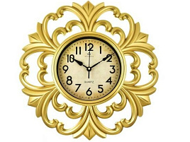 Часы настенные Atlantis 40*40 326-5 золото