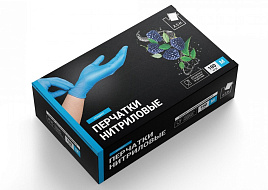 Перчатки нитриловые ADM EMP002N M 50пар голубые