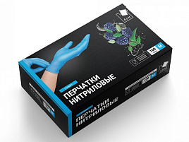 Перчатки нитриловые ADM EMP002N M 50пар голубые