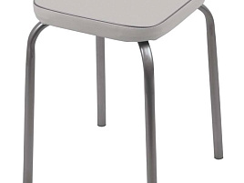 Табурет ТФ03/С Фабрик 3 квадратное сиденье серый 1571