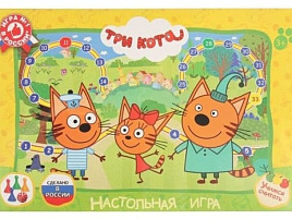 Настольная игра ходилка 7299 Три кота