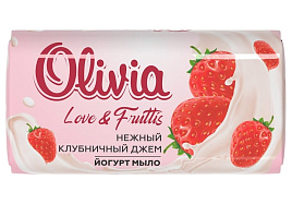 Мыло Alviero Olivia 140гр М Нежный клубничный джем