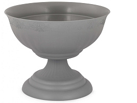 Вазон 17л Венеция М8108 серый