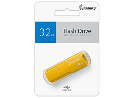Флеш-драйв Smart Buy 32Gb CLUE Yellow SB32GBCLU-Y желтый 3110
