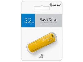 Флеш-драйв Smart Buy 32Gb CLUE Yellow SB32GBCLU-Y желтый 3110