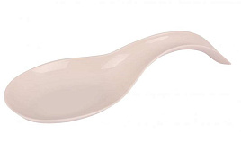 Подставка для ложки М7843 пластик бежевая