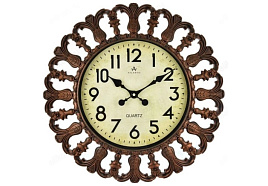 Часы настенные Atlantis 50*50 319-17 бронза