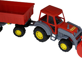 Трактор 35349 Алтай с прицепом и ковшом №1