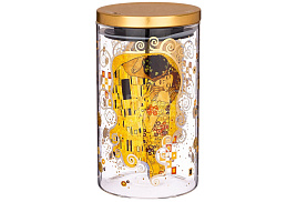 Банка для сыпучих стекло 1200мл 887-149 Поцелуй